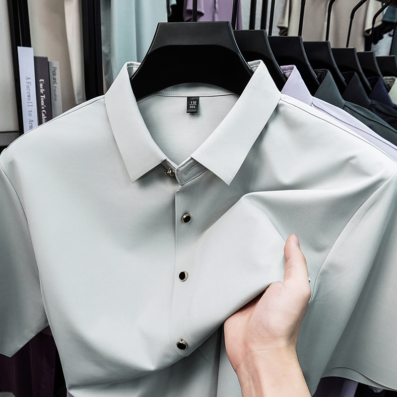 Men Formal Office Wear Shirts - 2026 Summer Casual Men's Dress Shirt