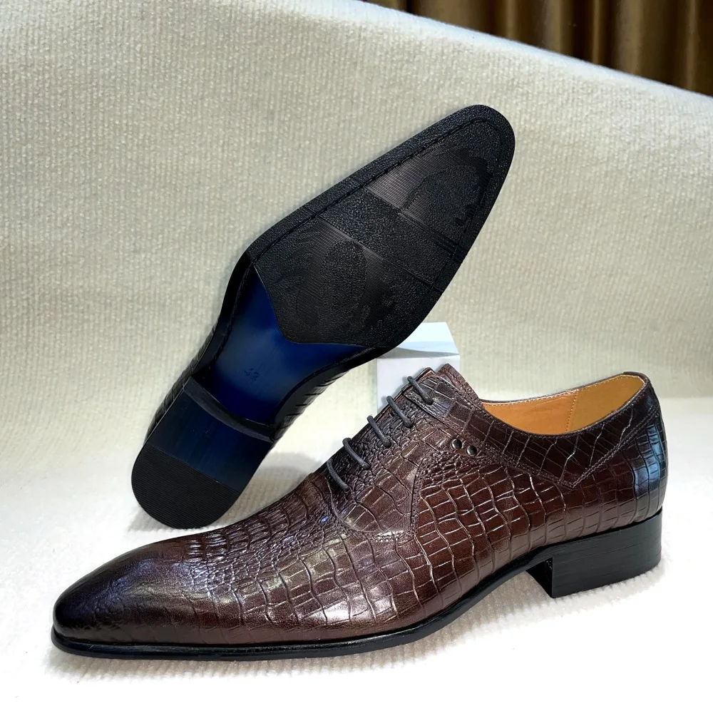 Italian Luxury Men's Pointed T - Men Formal Wear Wedding 评论和价格