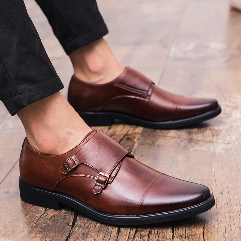 New Men Oxfords Shoes Black an - Men Formal Wear Brown 评论和价格