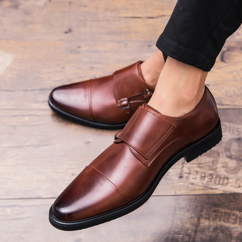 New Men Oxfords Shoes Black an - Men Formal Wear Brown 评论和价格