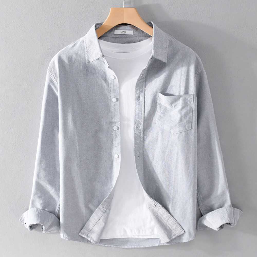 Fashion Mens Long Sleeve Shirt - Men Formal Office Wear Shirts 评论和价格