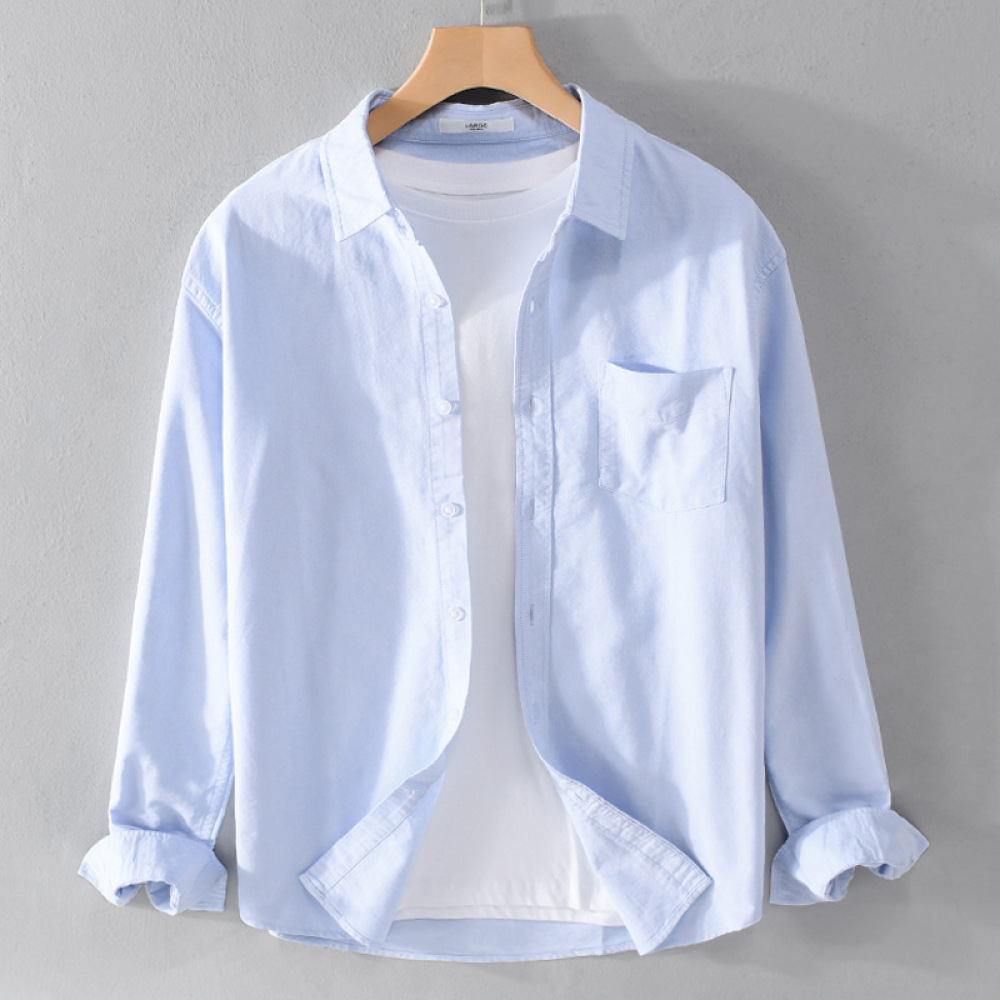 Fashion Mens Long Sleeve Shirt - Men Formal Office Wear Shirts 评论和价格