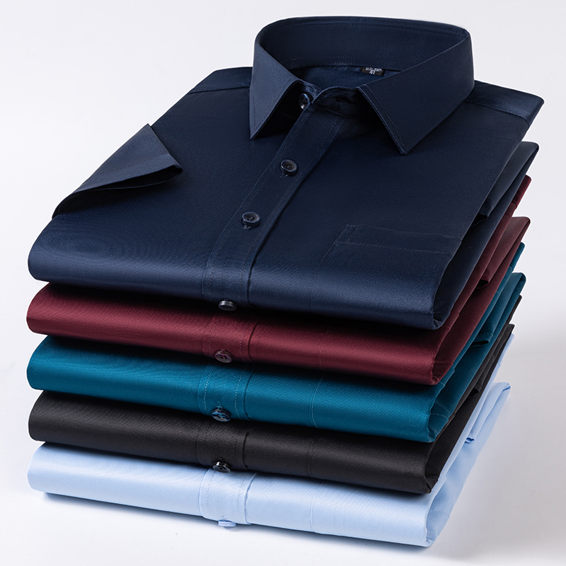 Plus Large 7XL Summer Men's Dr - Men Formal Office Wear Shirts 评论和价格