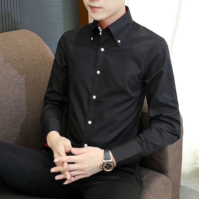 Spring Autumn Men's Executive  - Men Formal Office Wear Shirts 评论和价格