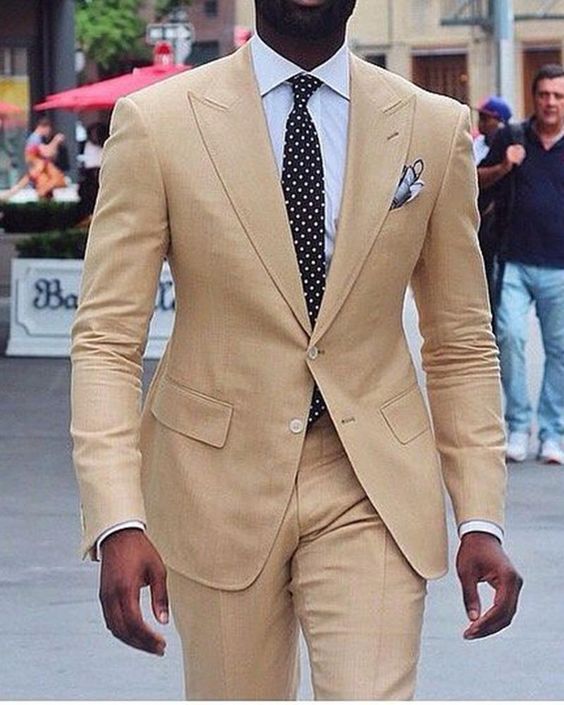 Boho Gold Wedding Tuxedos For  - Men Formal Wear Wedding Guest 评论和价格