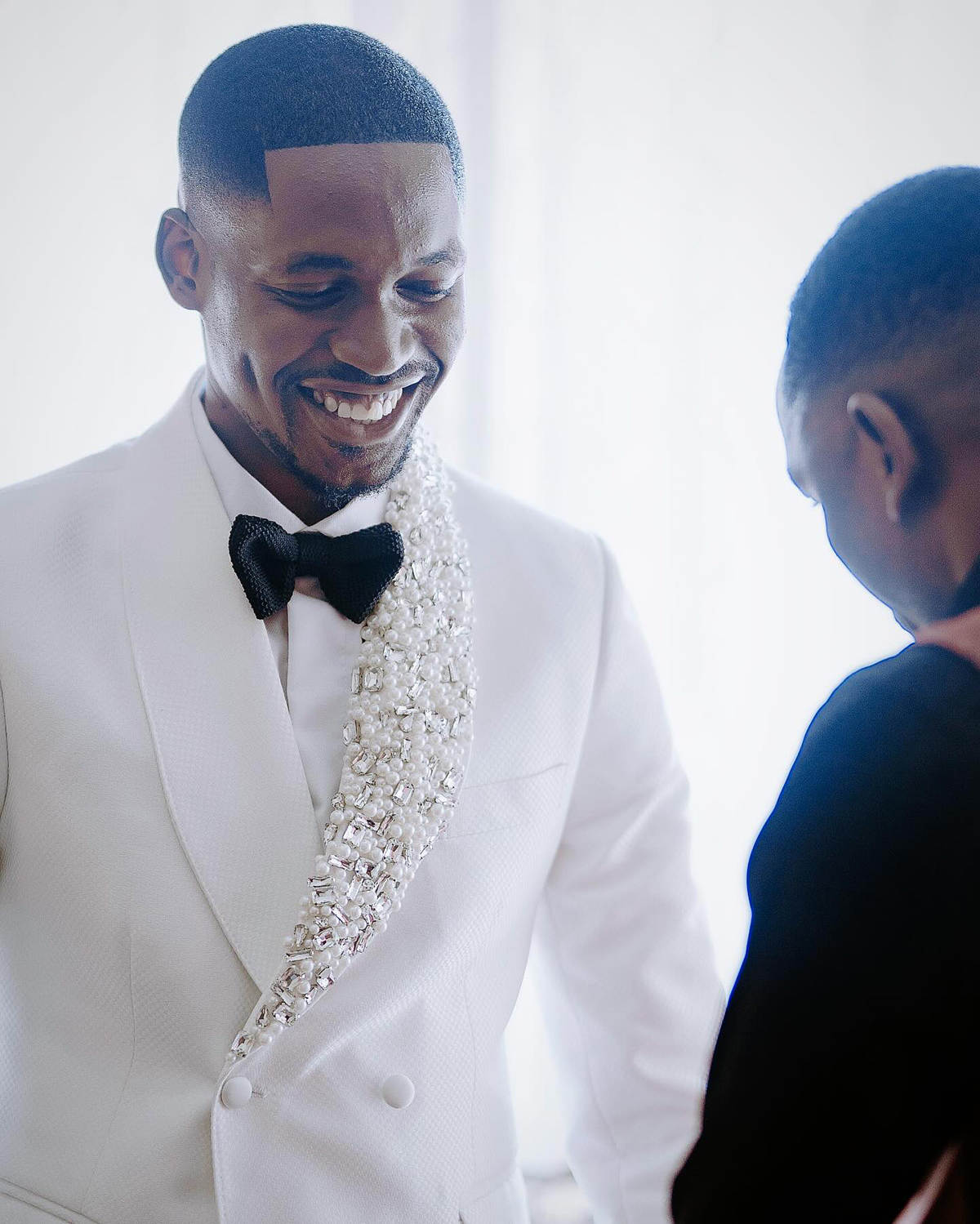 White Men Wedding Tuxedos 2 Pi - Men Formal Wear Wedding Guest 评论和价格