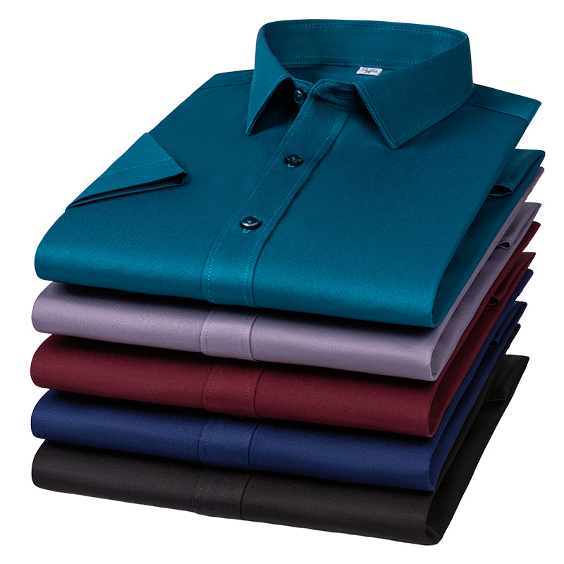 Men's Non-Iron Wrinkle-Resista - Men Formal Office Wear Shirts 评论和价格